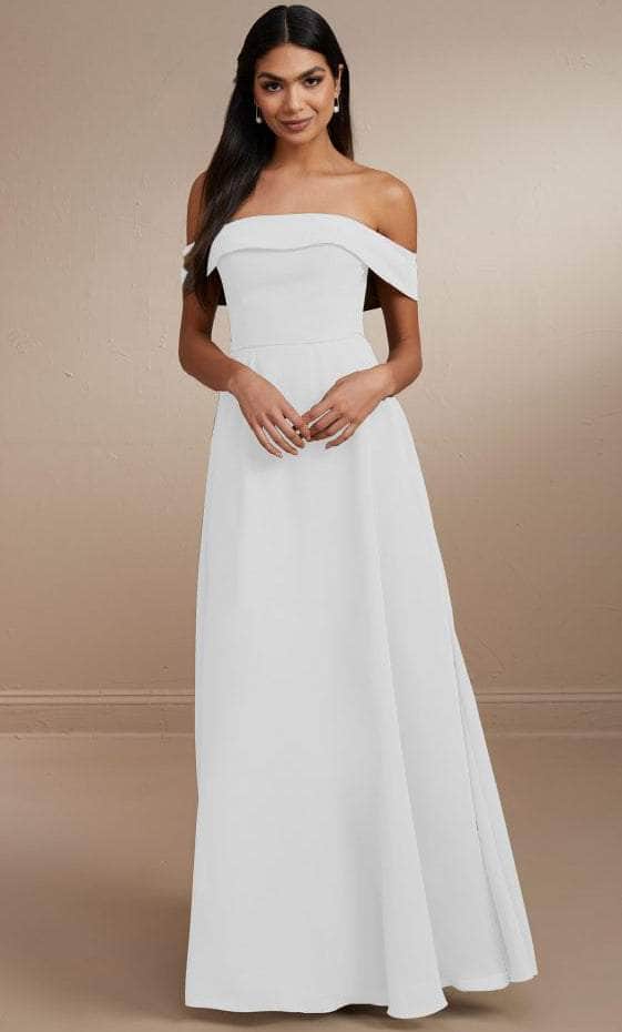 Christina Wu Celebration 22172 - Long A-line Dress Special Occasion Dress 0 / White