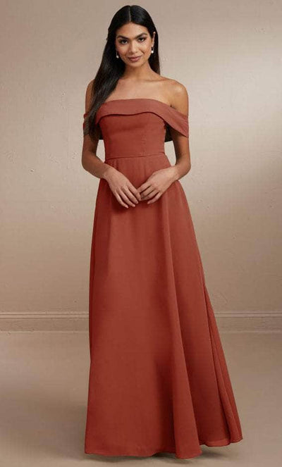 Christina Wu Celebration 22172 - Off-Shoulder A-line Prom Dress Special Occasion Dress 0 / Autumn