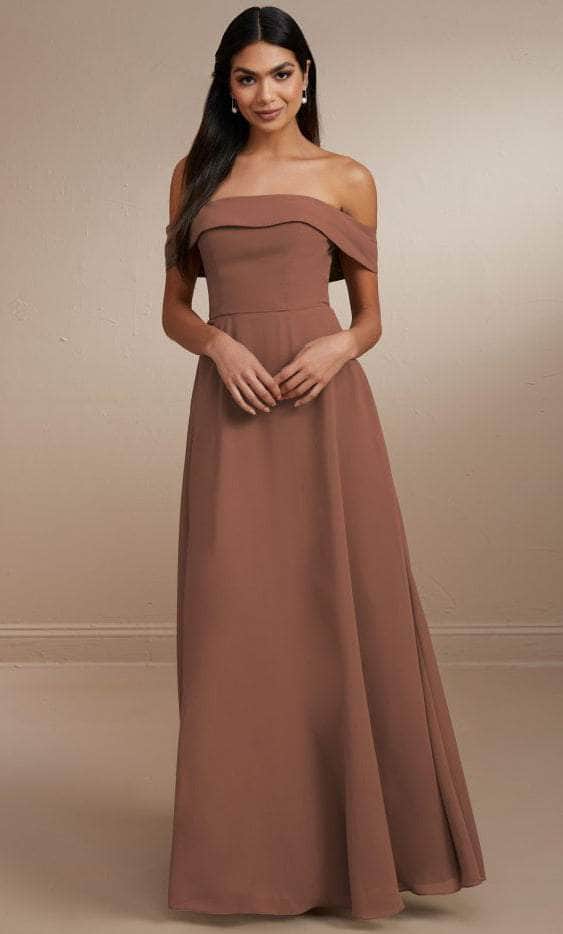 Christina Wu Celebration 22172 - Off-Shoulder Chiffon Dress Special Occasion Dress