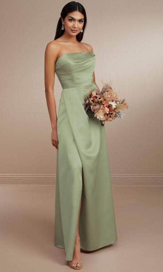 Christina Wu Celebration 22173 - Long Satin Dress Bridesmaid Dresses 0 / Meadow