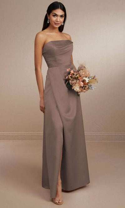 Christina Wu Celebration 22173 - Long Satin Dress Bridesmaid Dresses 0 / Mink