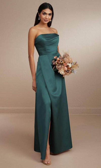 Christina Wu Celebration 22173 - Satin Dress Bridesmaid Dresses 0 / Teal