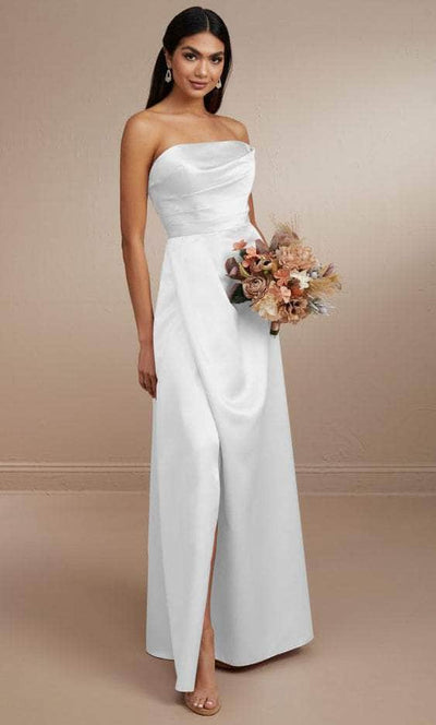 Christina Wu Celebration 22173 - Satin Dress Bridesmaid Dresses 0 / White