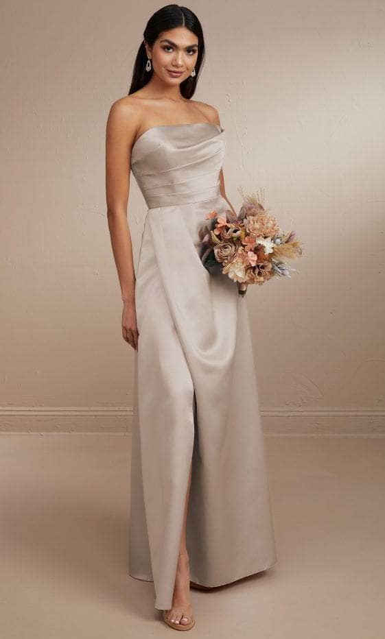 Christina Wu Celebration 22173 - Strapless Dress Bridesmaid Dresses 0 / Taupe