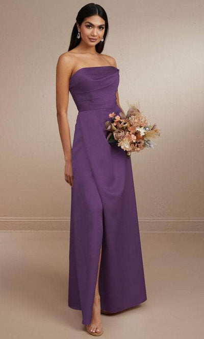 Christina Wu Celebration 22173 - Strapless Satin Dress Bridesmaid Dresses 0 / Royal Purple