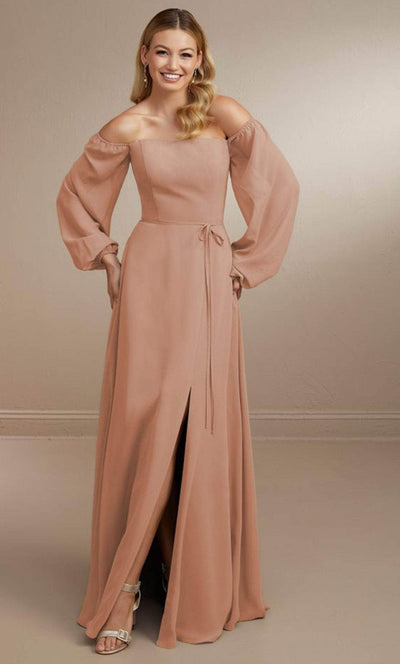 Christina Wu Celebration 22175 - Chiffon Prom Dress Winter Formals and Balls 0 / Rose