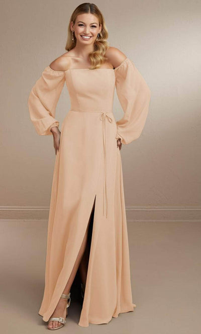 Christina Wu Celebration 22175 - Chiffon Prom Dress Winter Formals and Balls 0 / Rosewater