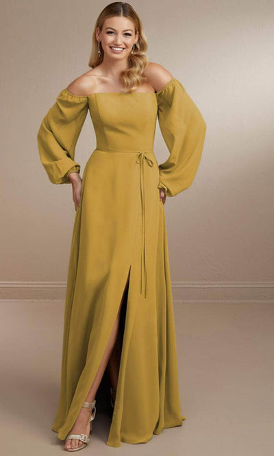 Christina Wu Celebration 22175 - Long Dress Winter Formals and Ball 0 / Ochre
