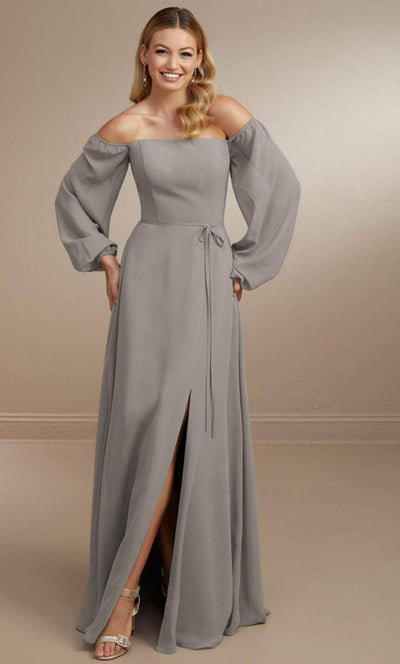 Christina Wu Celebration 22175 - Long Dress Winter Formals and Ball 0 / Platinum