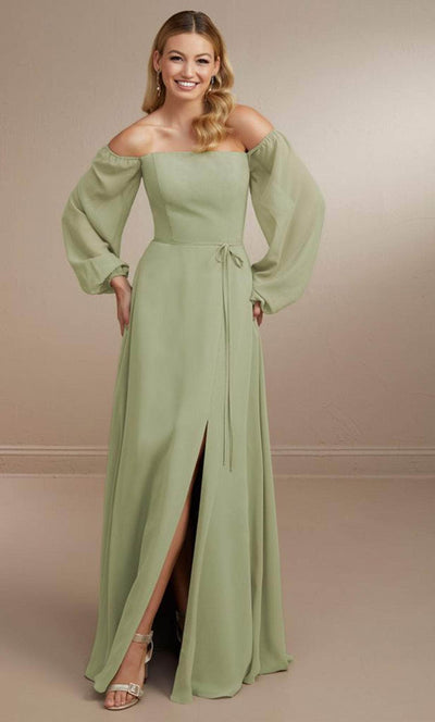 Christina Wu Celebration 22175 - Long Prom Dress Winter Formals and Balls 0 / Meadow