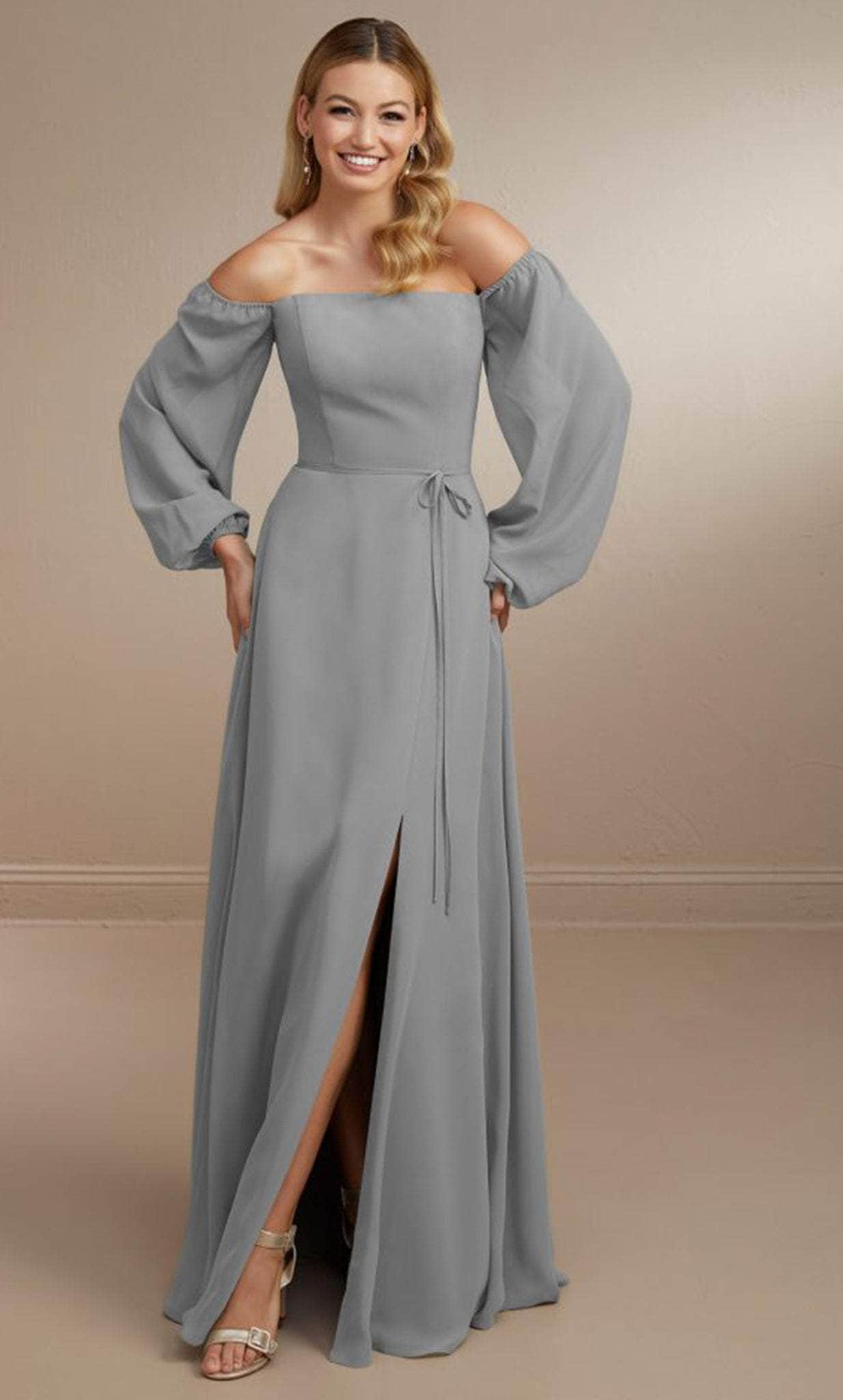 Christina Wu Celebration 22175 - Long Prom Dress Winter Formals and Balls 0 / Misty Blue
