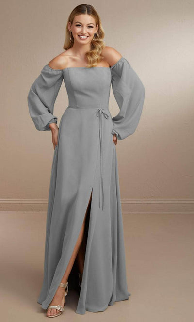 Christina Wu Celebration 22175 - Long Prom Dress Winter Formals and Balls 0 / Misty Blue