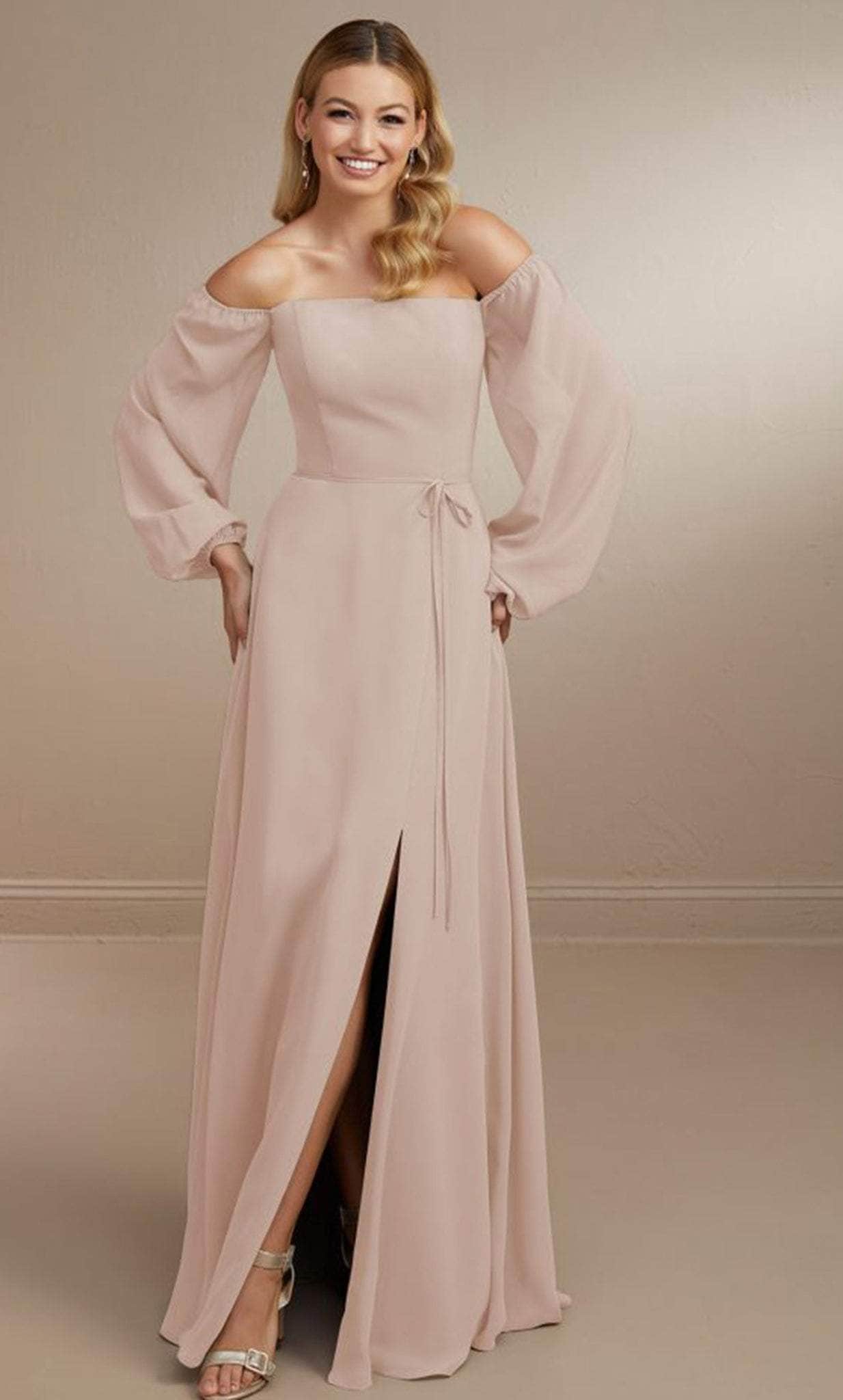 Christina Wu Celebration 22175 - Long Prom Dress Winter Formals and Balls 0 / Morganite