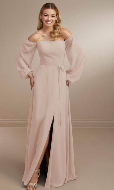 Christina Wu Celebration 22175 - Long Prom Dress Winter Formals and Balls 0 / Morganite