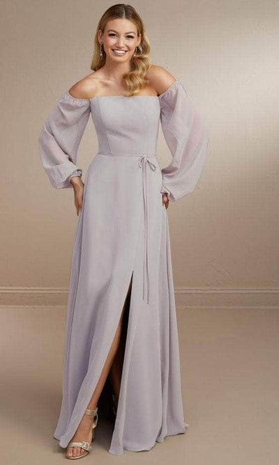 Christina Wu Celebration 22175 - Long Sleeve Dress Bridesmaid Dresses 0 / Dusty Lavender