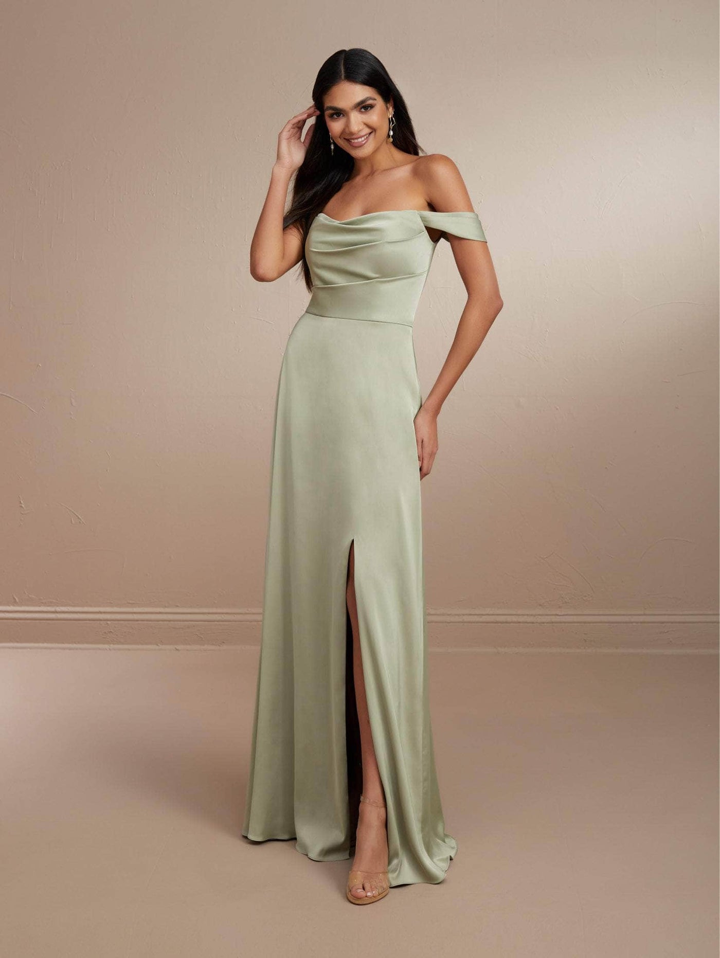 Christina Wu Celebration 22180 - Draped Neckline Prom Dress Special Occasion Dress