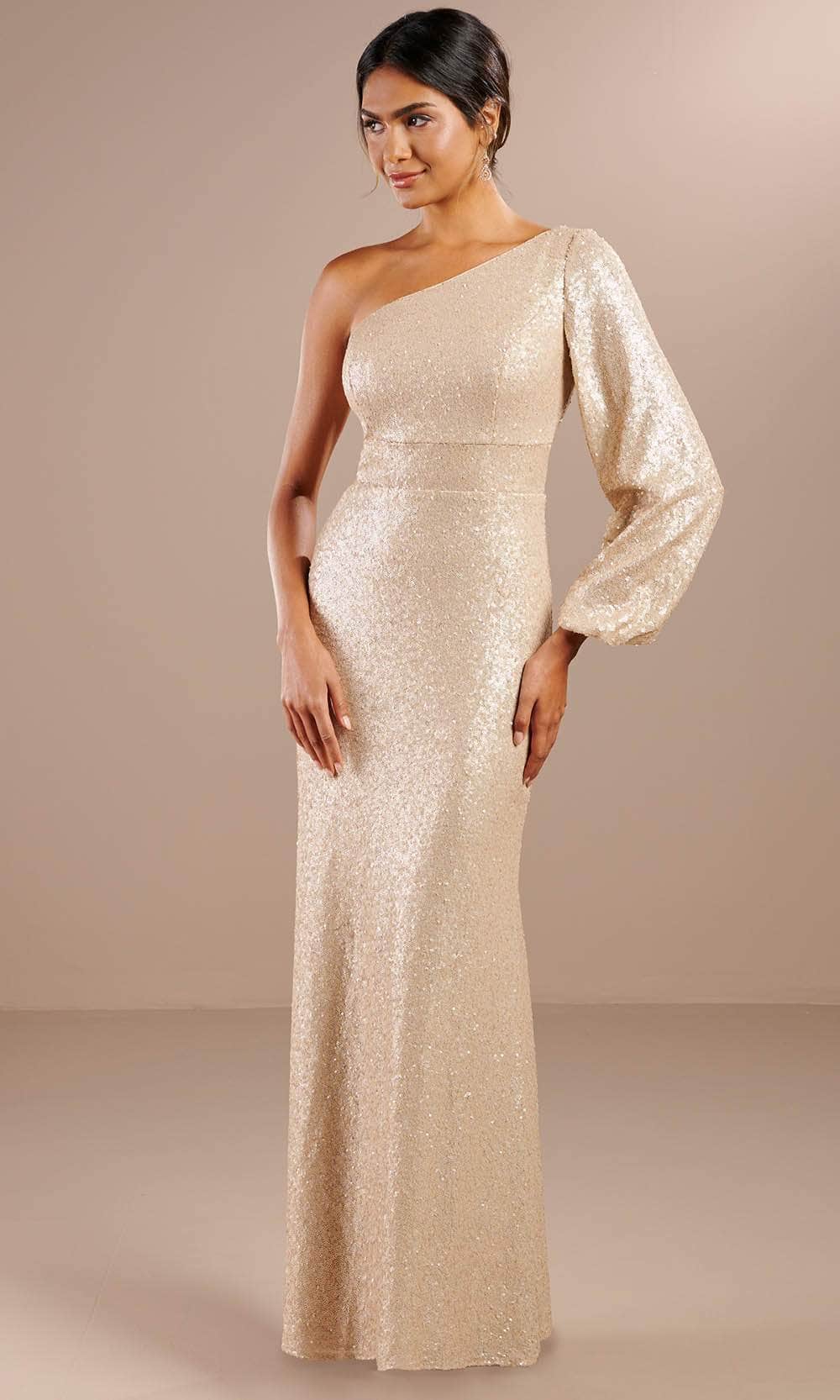 Christina Wu Celebration 22197 - Sequin One-Sleeve Evening Gown Evening Dresses