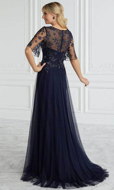 Christina Wu Elegance 17089 - Beaded Scoop A-Line Evening Gown Mother of the Bride Dresses