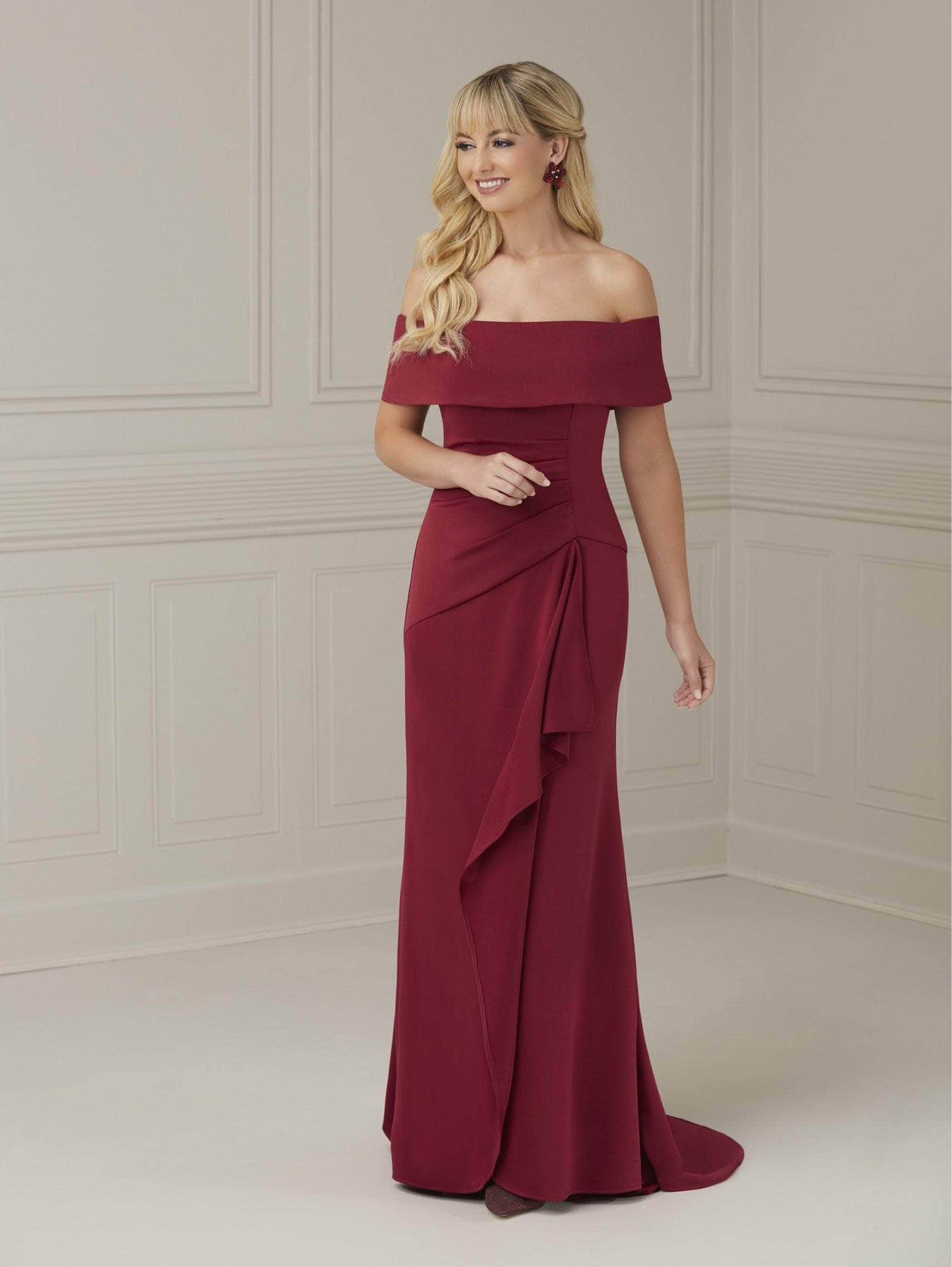 Christina Wu Elegance 17104 - Ruffle Sheath Evening Dress Special Occasion Dress