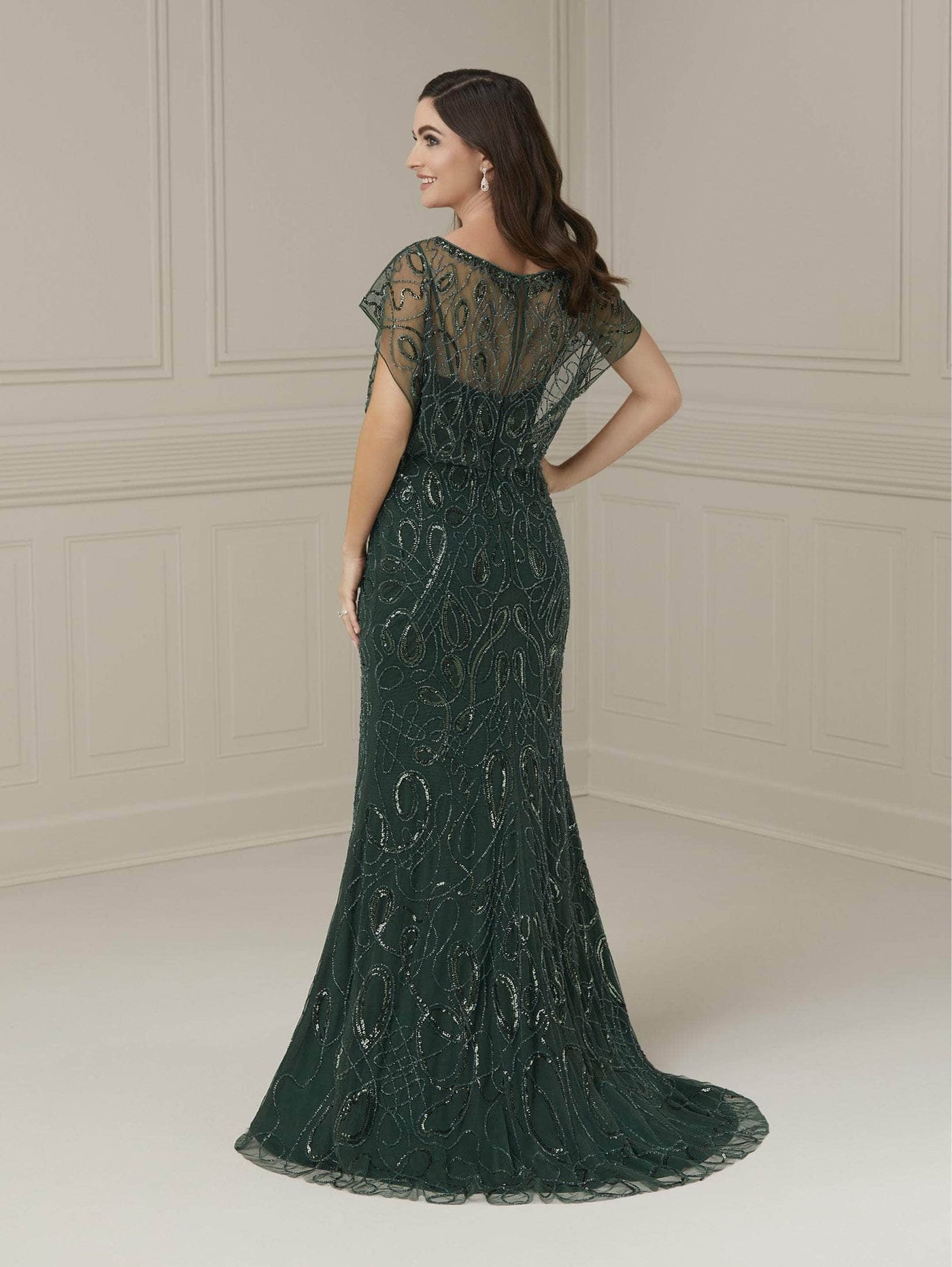 Christina Wu Elegance 17106 - Beaded Illusion Evening Dress Special Occasion Dress