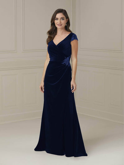 Christina Wu Elegance 17108 - Beaded Velvet Evening Dress Special Occasion Dress