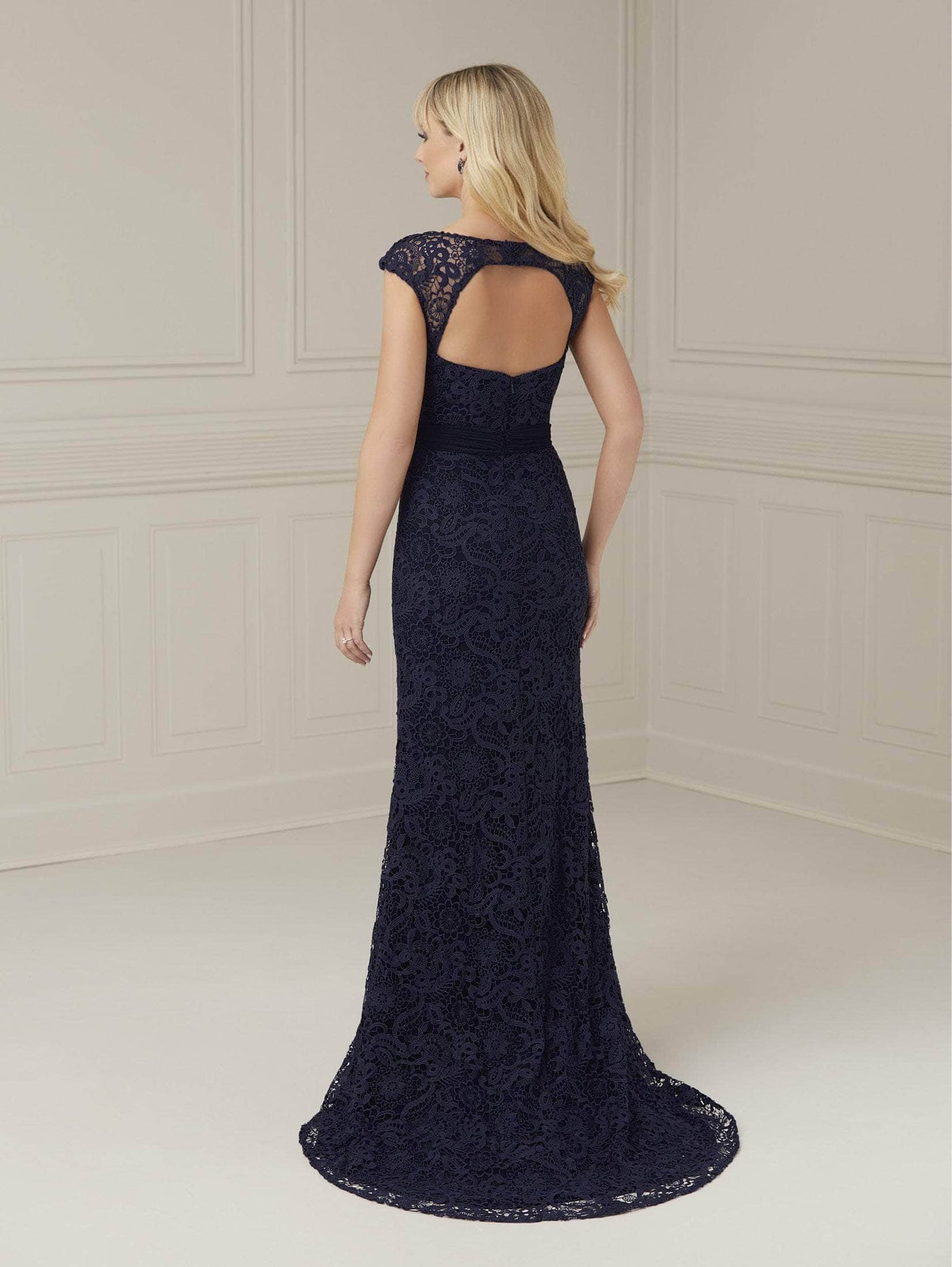Christina Wu Elegance 17115 - Lace Cutout Back Evening Dress Special Occasion Dress