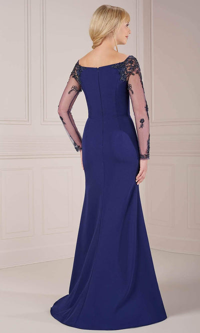 Christina Wu Elegance 17142 - Illusion Long Sleeve Evening Dress Evening Dresses