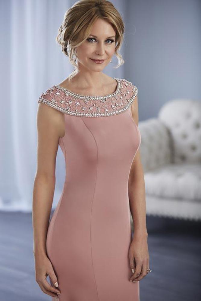 Christina Wu Elegance - 17857 Cap Sleeve Crystal Beaded Bateau Gown Special Occasion Dress