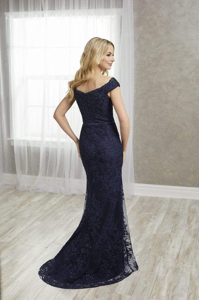 Christina Wu Elegance - 17938 Beaded Overlace Off Shoulder Gown Special Occasion Dress