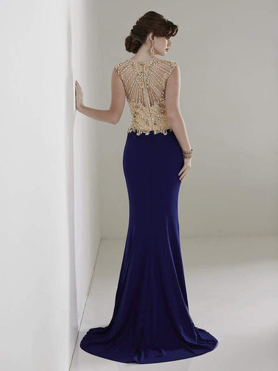 Christina Wu Elegance - 20208 Beaded Bateau Jersey Mermaid Dress Special Occasion Dress