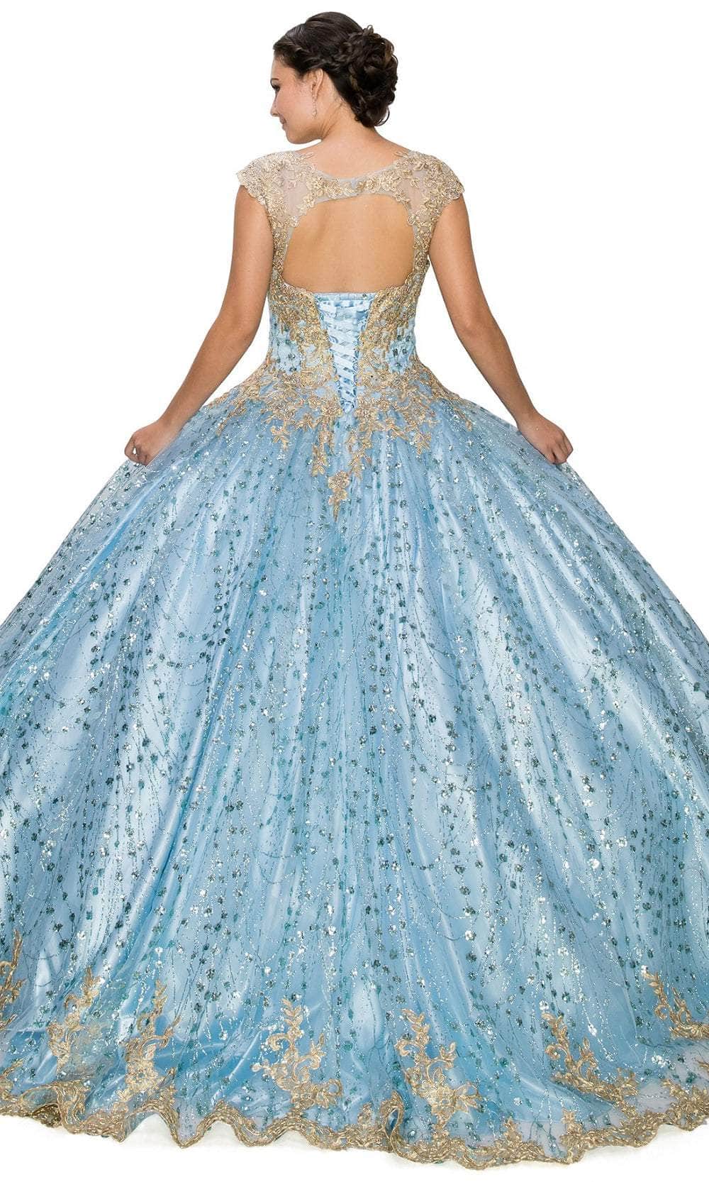 Cinderella Couture 8024J - Cutout Back Embellished Ballgown Special Occasion Dress