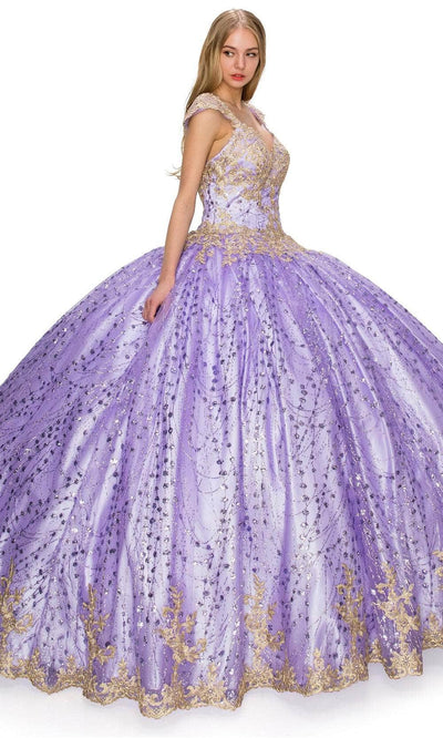 Cinderella Couture 8024J - Cutout Back Embellished Ballgown Special Occasion Dress