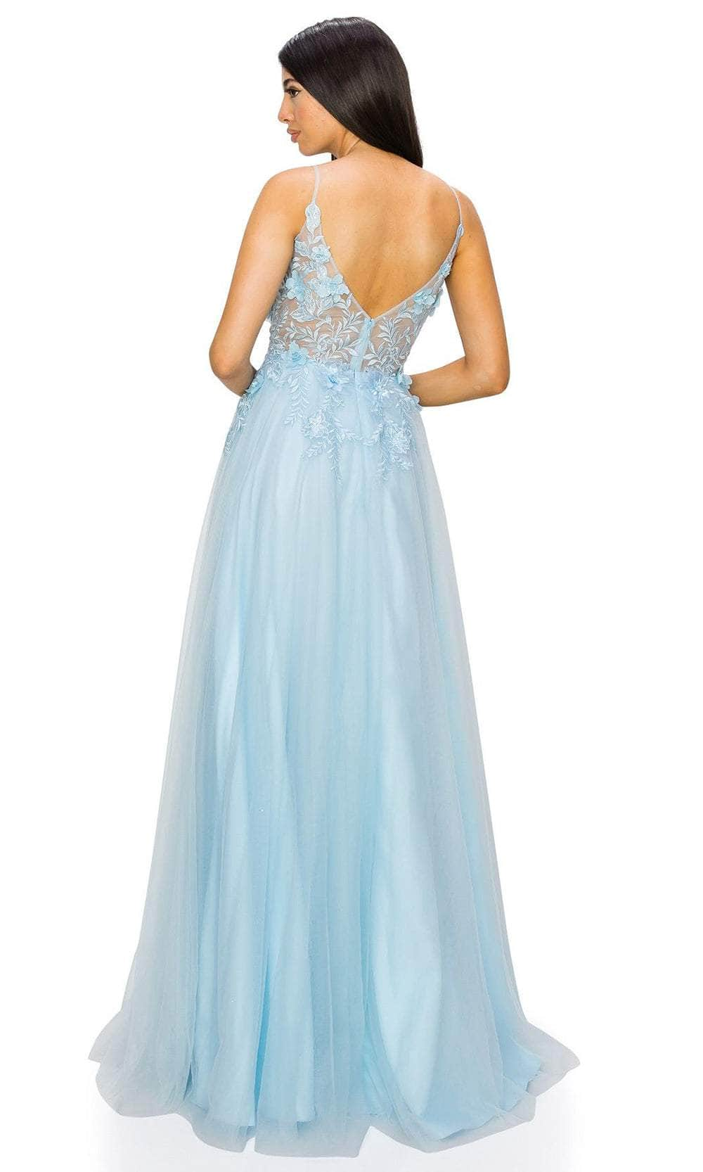 Cinderella Couture 8038J - Sleeveless V-Neck Dress Special Occasion Dress