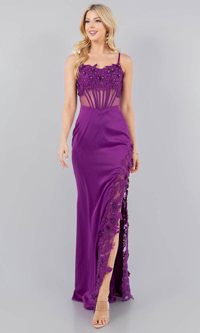 Cinderella Couture 8085J - 3D Floral Embellished Corset Dress Special Occasion Dress
