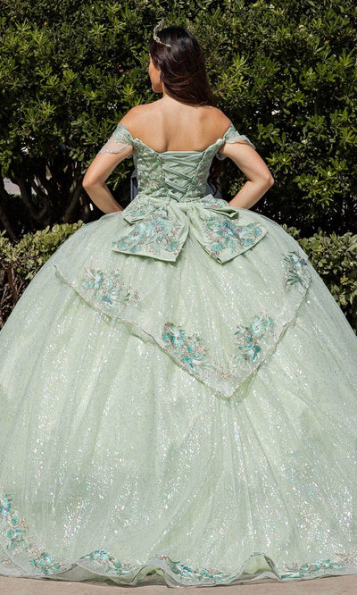Cinderella Couture 8089J - Off-Shoulder Sweetheart Ballgown Ball Gowns
