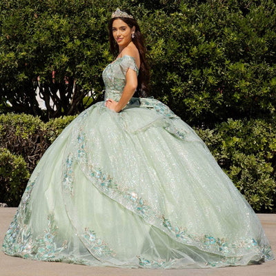 Cinderella Couture 8089J - Off-Shoulder Sweetheart Ballgown Special Occasion Dress