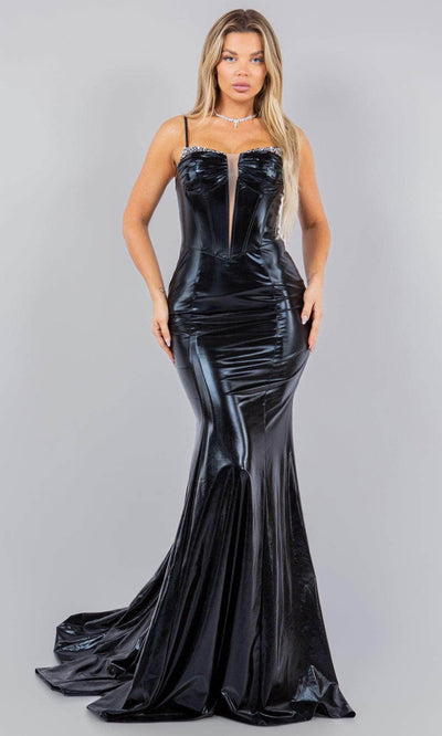 Cinderella Couture 8092J - Sleeveless Plunging Dress Special Occasion Dress