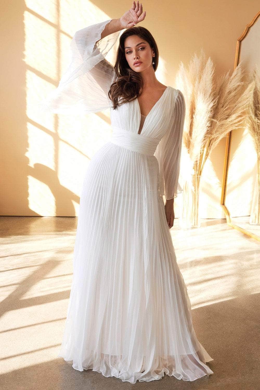 Cinderella Divine Bridal - Formal Dress CD242W In White
