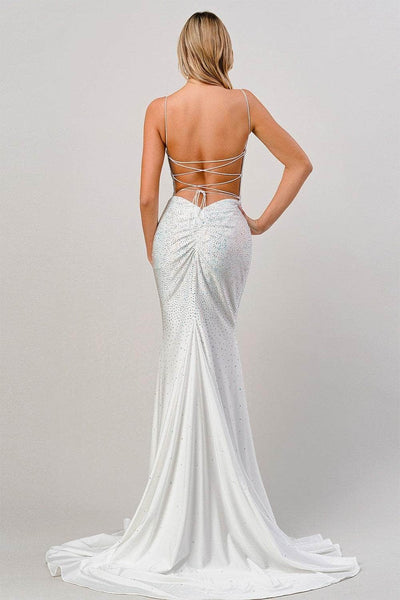 Cinderella Divine CD0179 - Fully Sequined Long Gown Prom Dresses