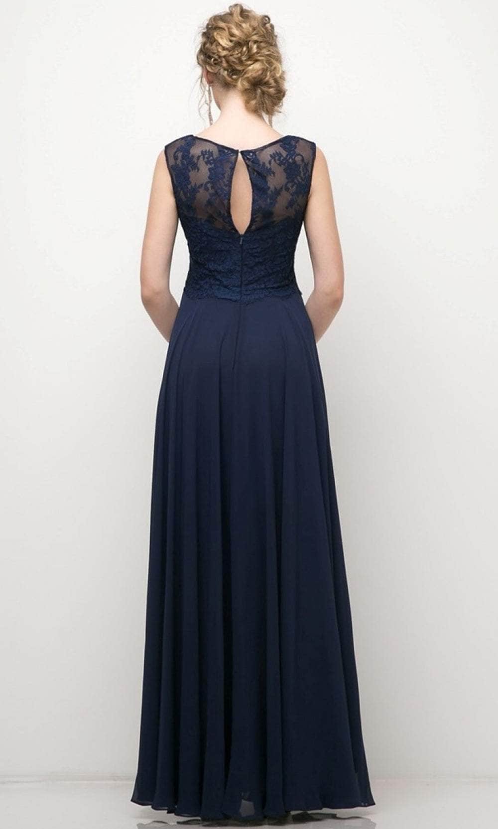 Cinderella Divine CJ245 - Illusion Jewel Chiffon Smooth Dress Special Occasion Dress