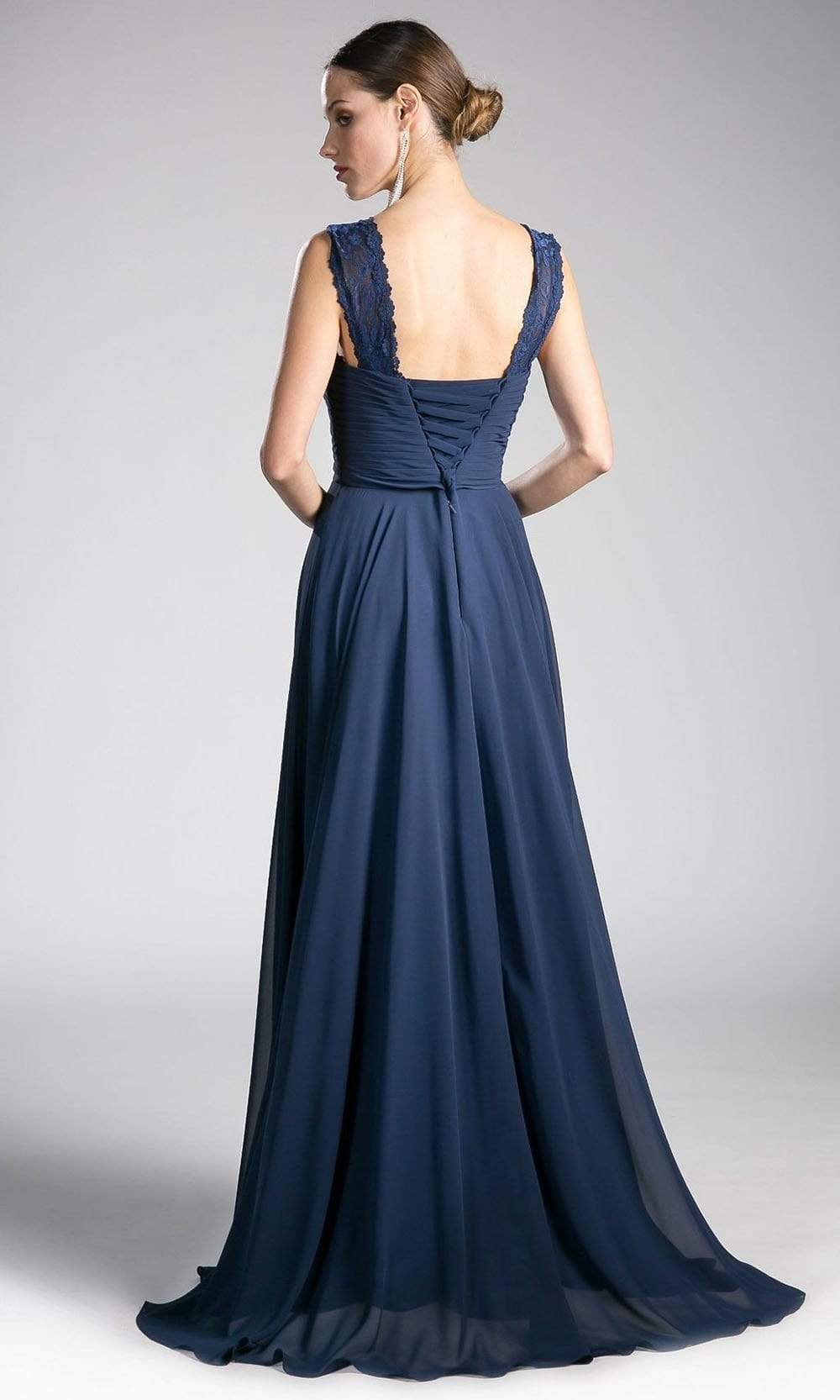 Cinderella Divine - CJ249 Sweetheart Neck Empire Waist Chiffon Gown Special Occasion Dress