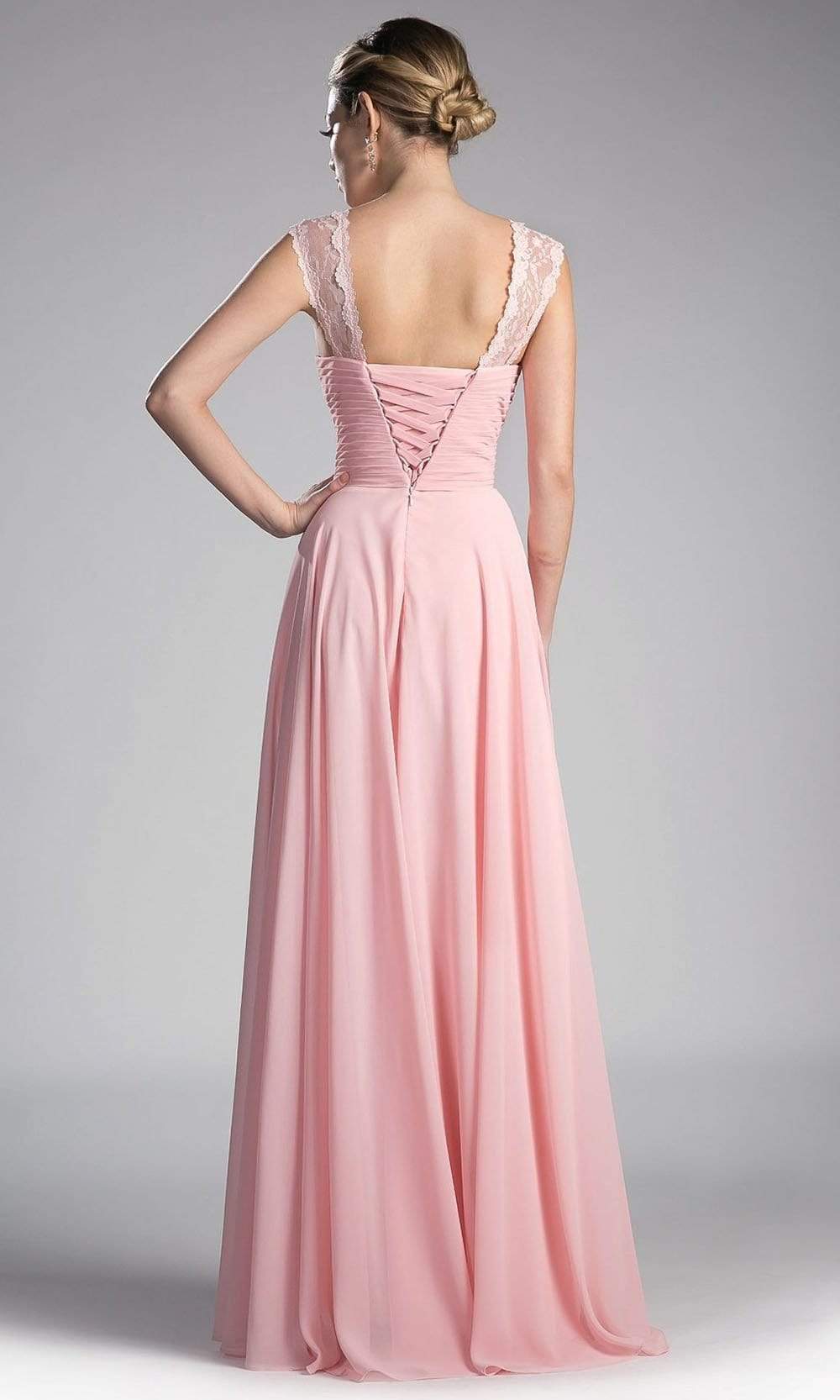 Cinderella Divine - CJ249 Sweetheart Neck Empire Waist Chiffon Gown Special Occasion Dress