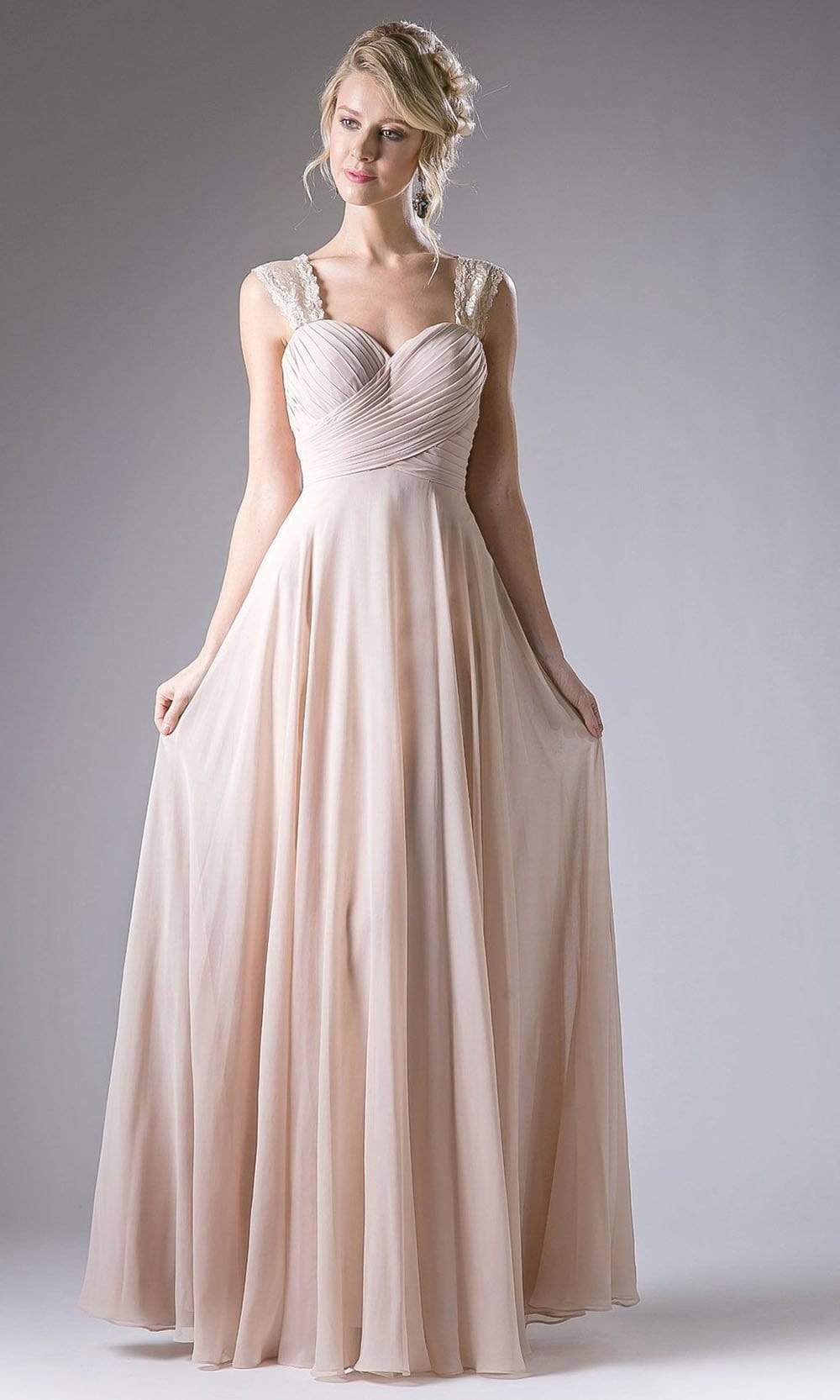 Cinderella Divine - CJ249 Sweetheart Neck Empire Waist Chiffon Gown Special Occasion Dress