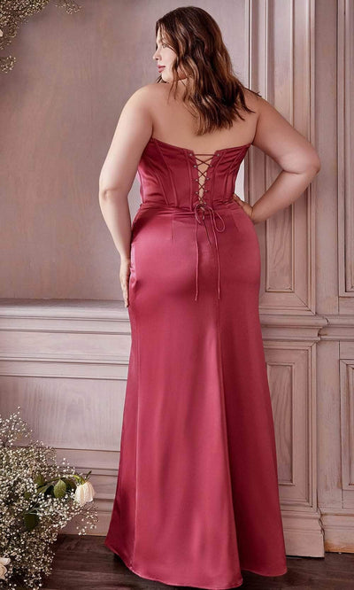 Cinderella Divine - Off Shoulder Corset Prom Dress 7484 - 1 pc Lips In Size 16 Available CCSALE 16 / Lips