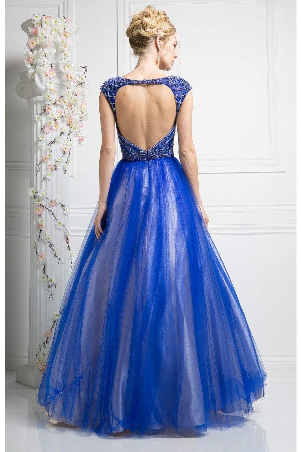 Cinderella Divine - S5239 Princess-Like Long Ballgown Prom Dresses