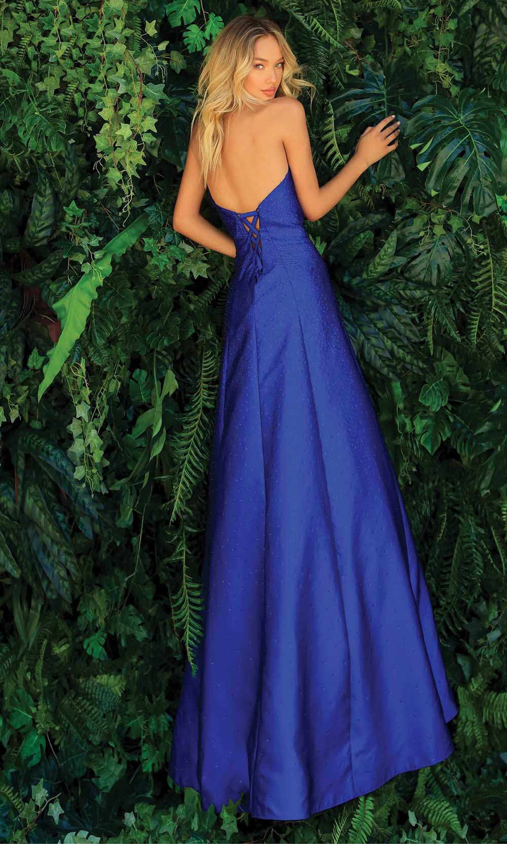 Clarisse - 810201 Strapless Sweetheart A-Line Gown Prom Dresses 2 / Cobalt