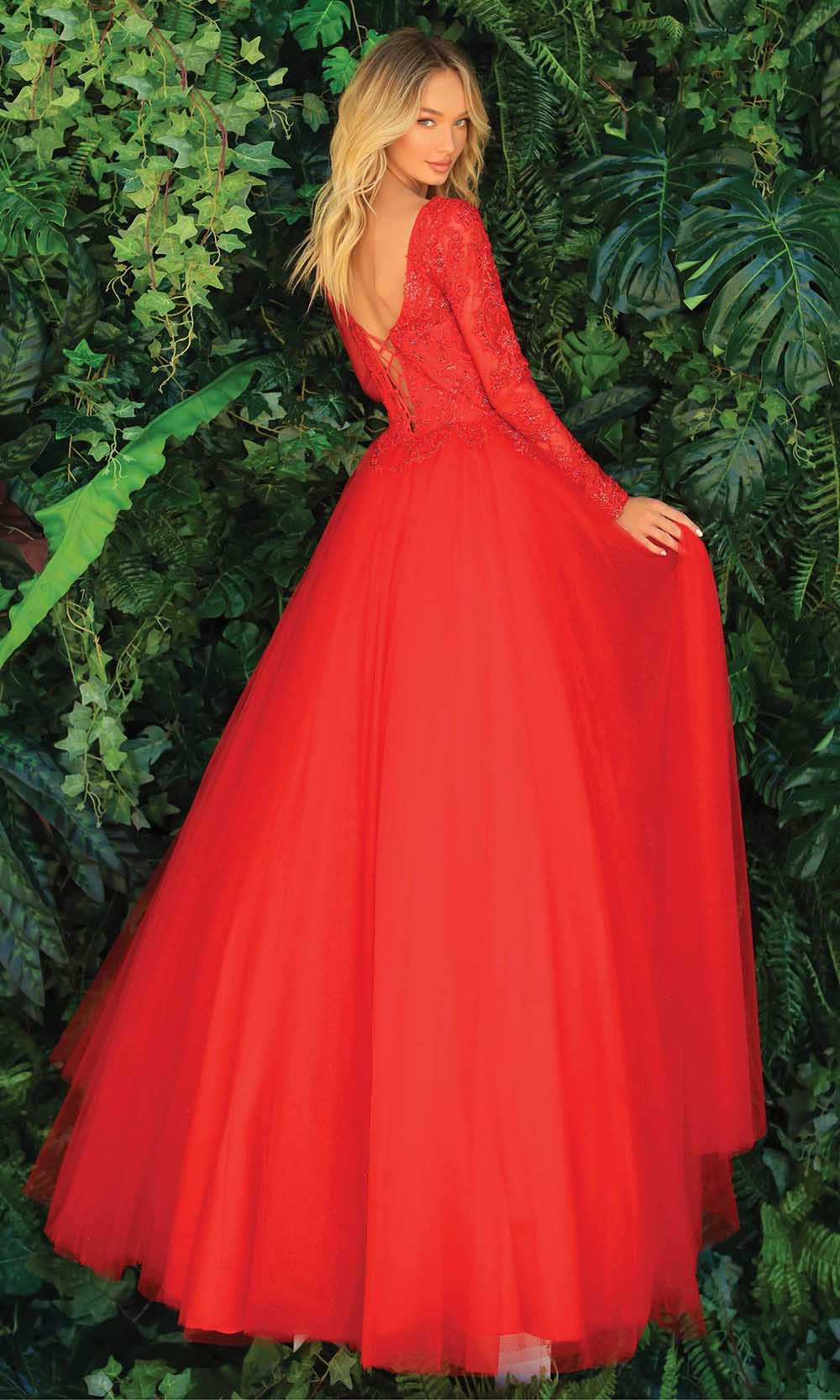 Clarisse - 810289 Long Sleeve Voluminous A-Line Gown Prom Dresses