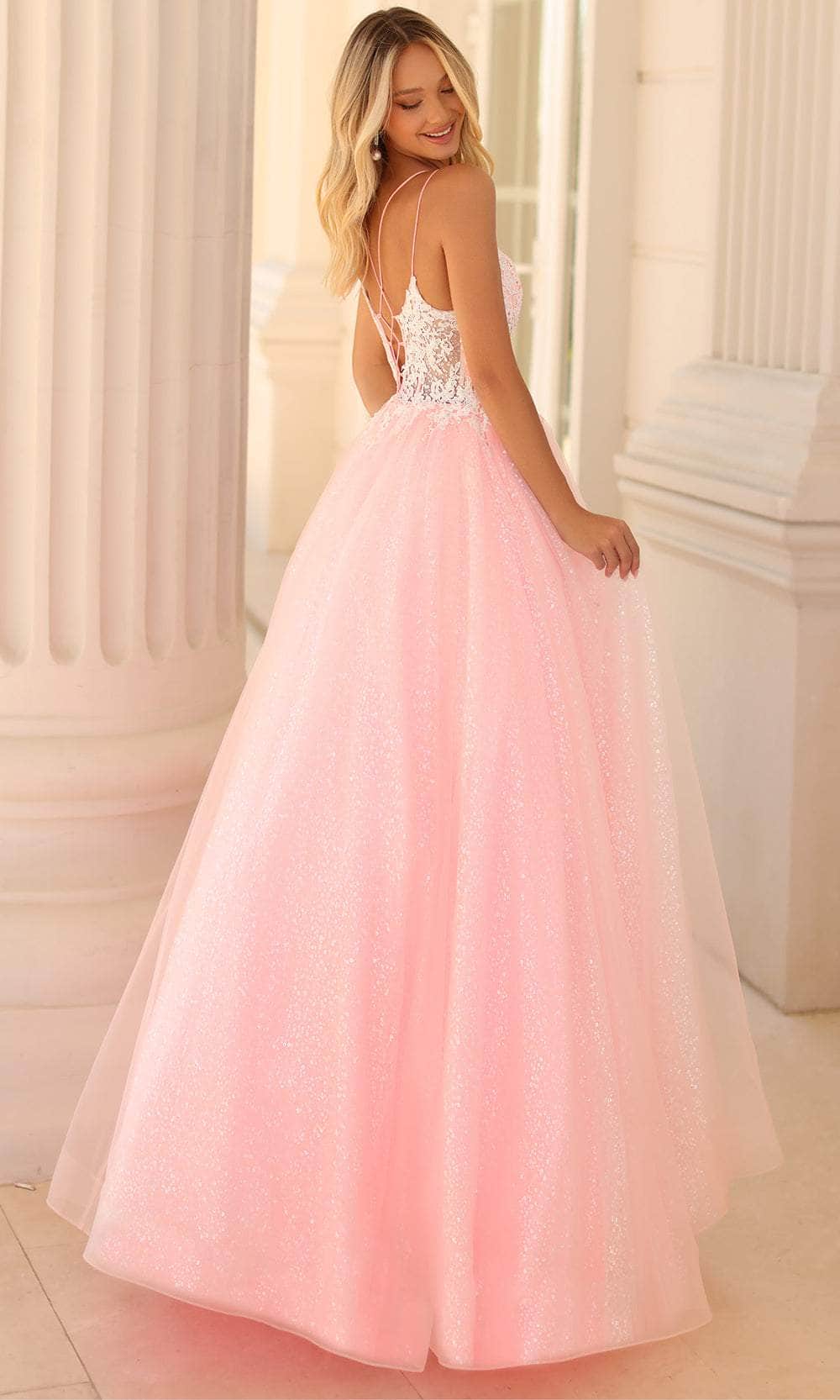 Clarisse 810602 - Dual Strap Shimmer Ballgown Special Occasion Dress
