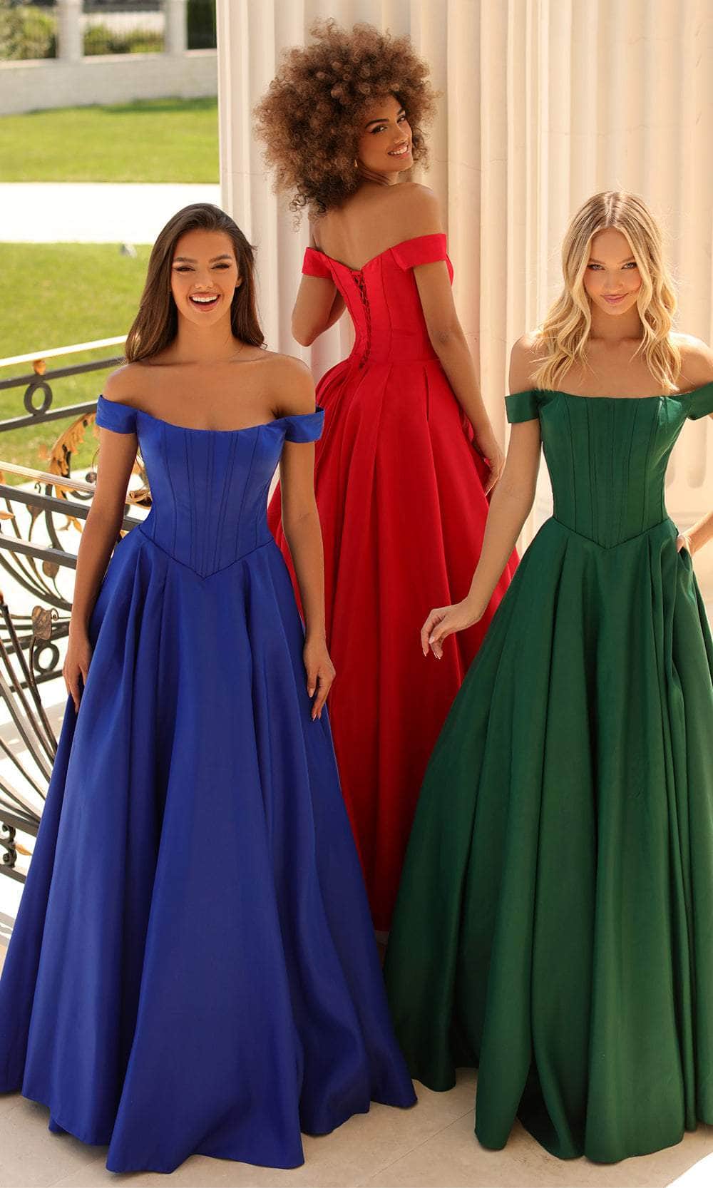 Clarisse 810604 - Off Shoulder Corset Prom Dress Special Occasion Dress