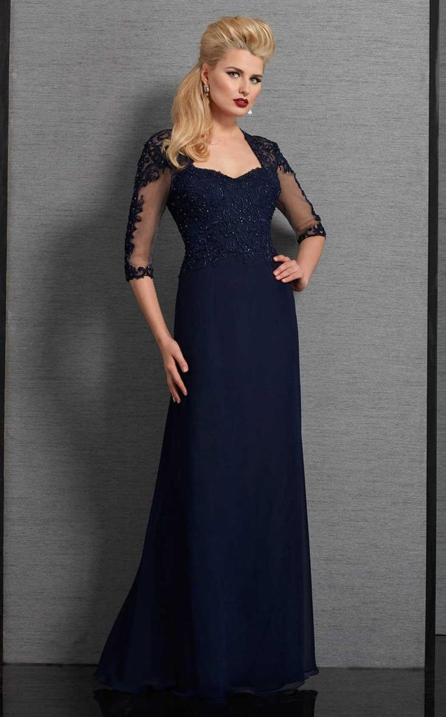Clarisse Lace Applique Sweetheart Evening Gown 6328